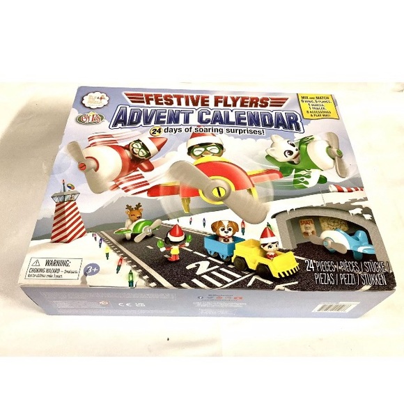 Elf Advent Festive Flyers Calendar - Picture 2 of 4